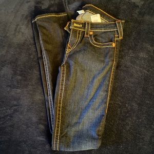 True religion dark wash jeans